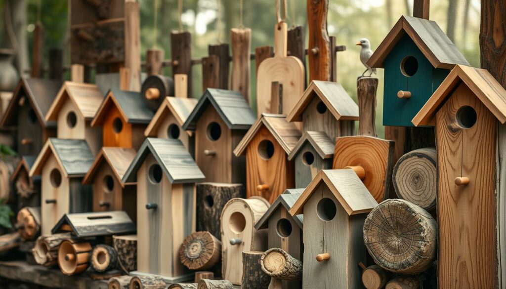 beste Holzarten für Vogelhaus