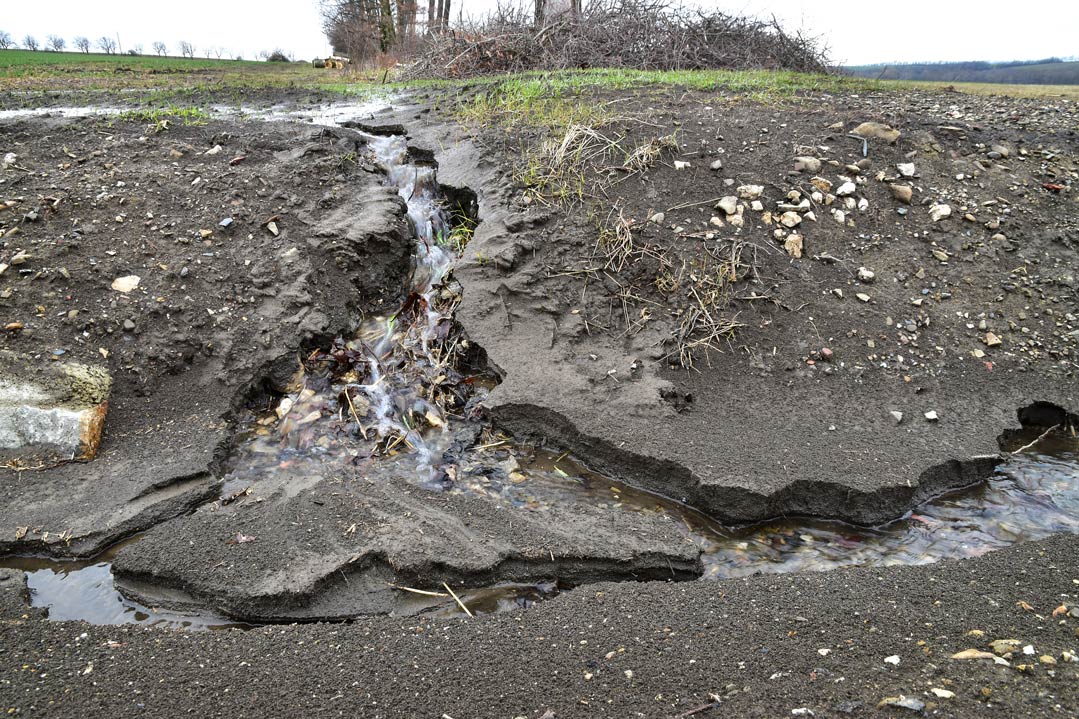 Bodenerosion durch Wasser