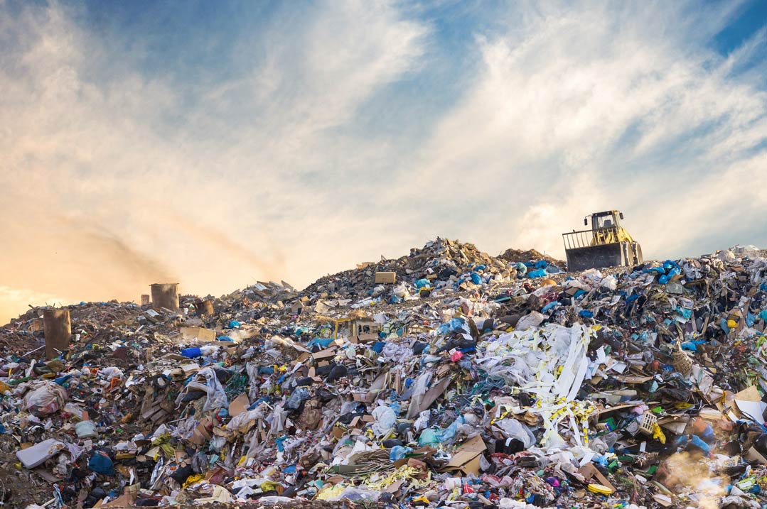 Plastikmüll überall auf der Erde