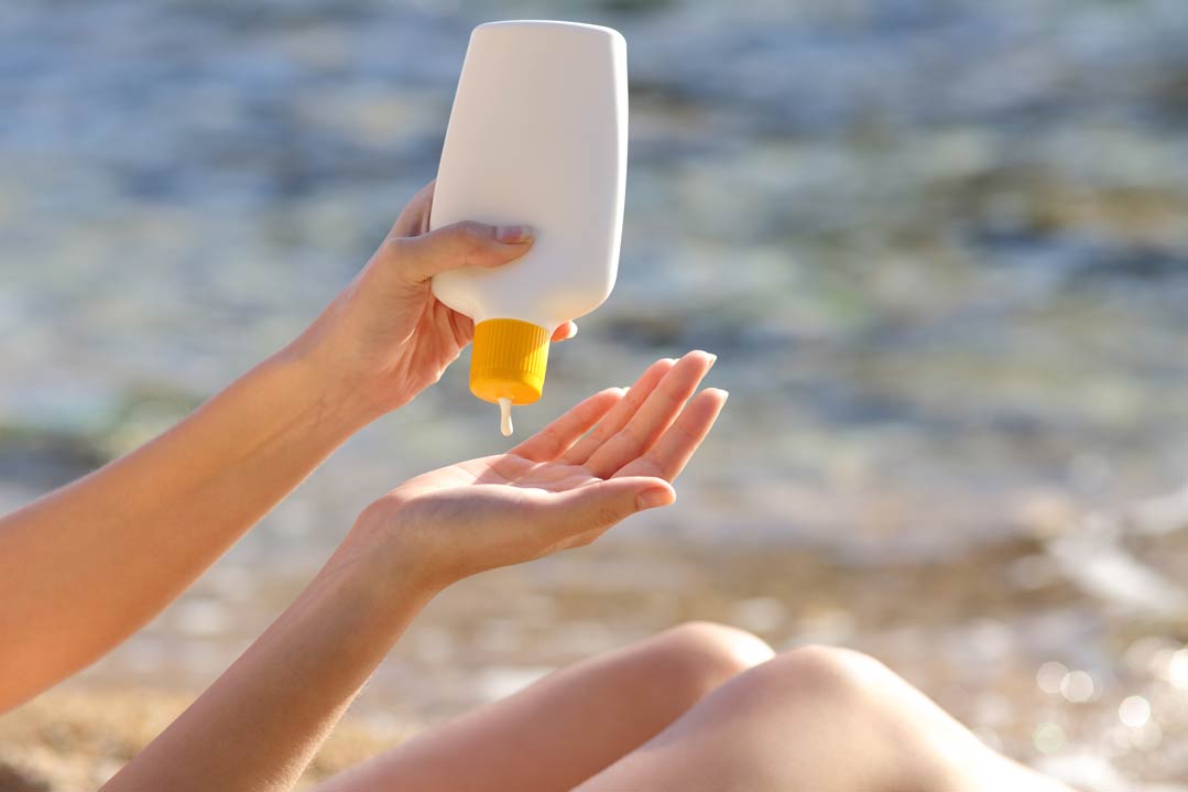 Sonnenschutzmittel können Weichmacher enthalten